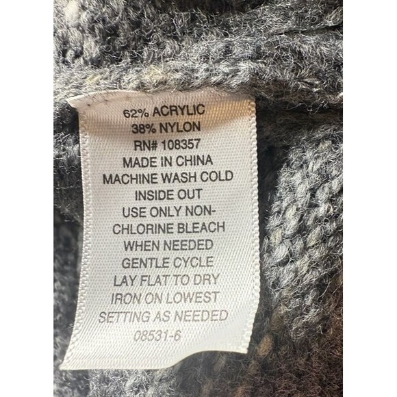 A.n.a Women's Relaxed Fit Crew Neck Long Sleeve Pullover Sweater - Gray - 3X - Picture 3 of 3